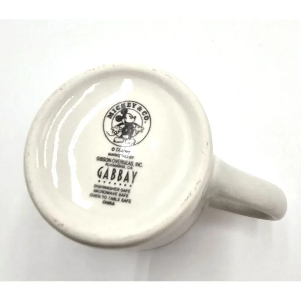 Vtg Disney Mickey & Co Plate Bowl & Mug SET  Gabbay Gibson *Slight Rough‎ Spot*